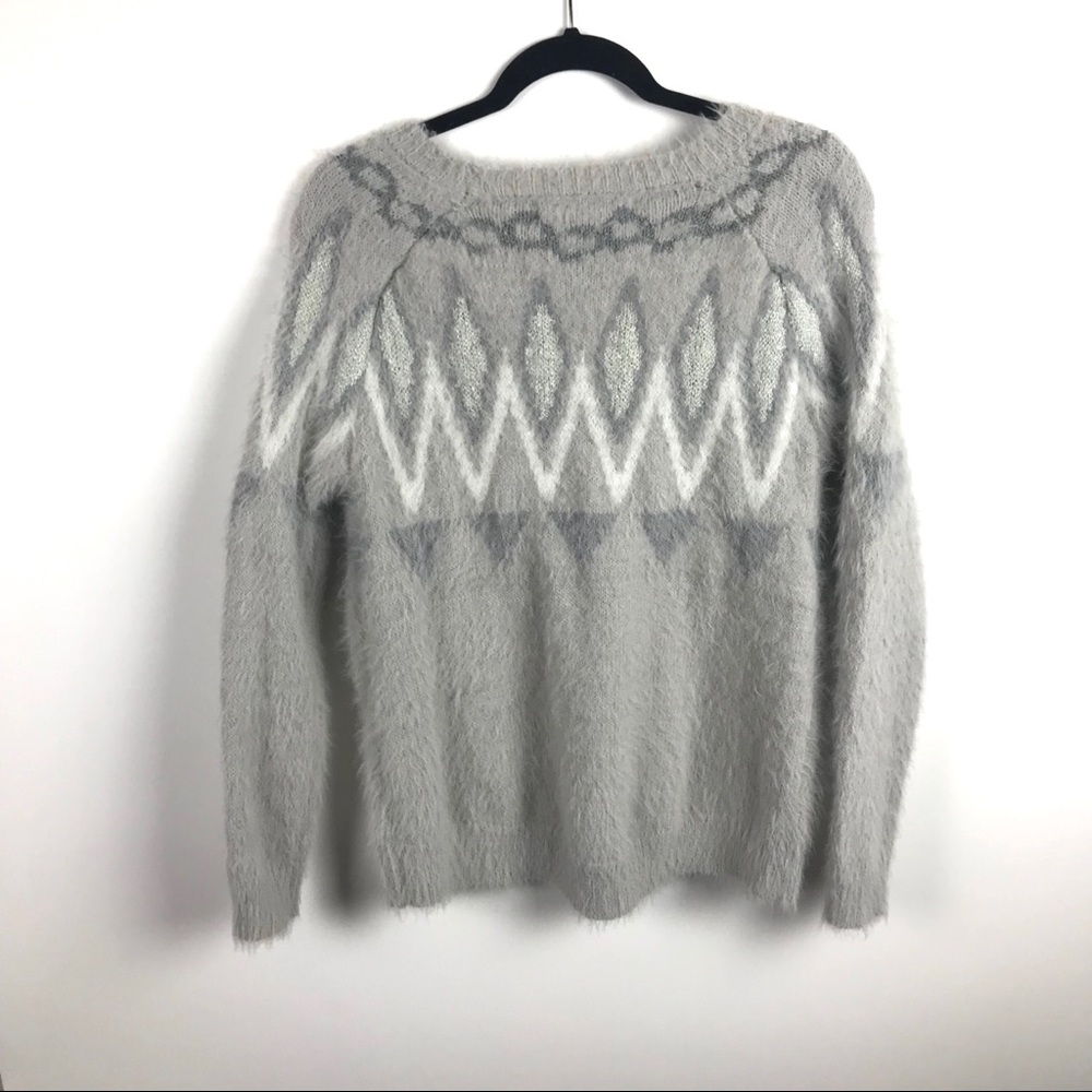 Lauren Conrad | Super Soft Geometric Sweater |